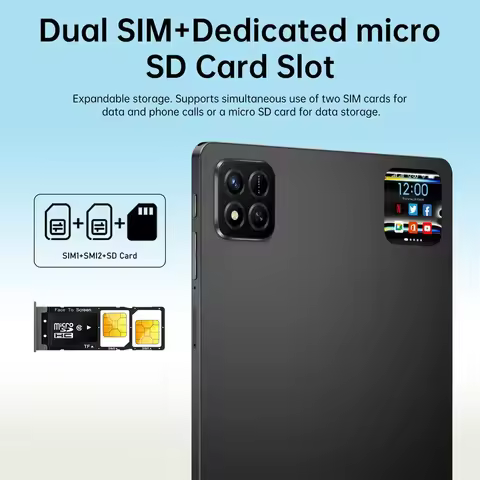 2026 Pad 7s Pro Original Tablets 10.1inch 5G Dual Sim Android 15 Tablet 10000mAh WIFI Tab PC For Chi