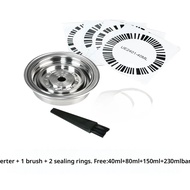 สแตนเลส Nespresso Vertuo ใช้งานร่วมกับกาแฟแคปซูลแปลงอะแดปเตอร์ Home Coffee Brewing อุปกรณ์เสริม