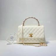 Chanel Medium Elaphe Coco Handle