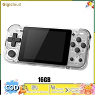 คอนโซลเกมแบบพกพา Q90 POWKIDDY พร้อมเกม2000เกมแบตเตอรี่แบบชาร์จไฟได้คอนโซลเกมแบบพกพาแบบพกพา3.0หน้าจอข