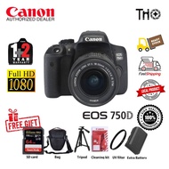 Canon eos 750D 18-55mm IS STM JAPAN 100% original 3years warranty WIFI DSLR