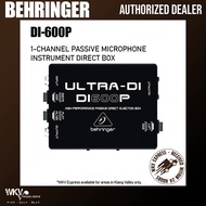 Behringer Ultra-DI DI600P 1-channel Passive Microphone / Instrument Direct Box (DI-600P)