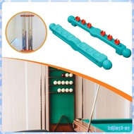 [LzdjlmyabMY] Snooker Pool Cue Rack Display Stand  Equipment for 6 Cues Wall Mounted for Billiards C