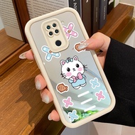 Xiaomi Redmi Note 9 Note 9s Note 9 Pro POCO M2 Pro Case Cellphone Casing Mirror Protector Love Cat S