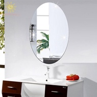 【SUNAGE】Contemporary 3D Acrylic Mirror Wall Sticker for Modern For Bathroom Decor【HOT Fashion】