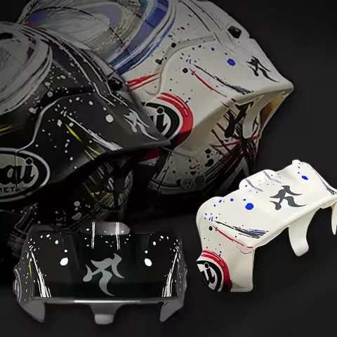 Non original Rear Trim Helmet Spoiler For ARAI KIYONARI Trico RX7X RX-7X RX7V RX7 GP Helmet RX7X Spo