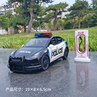Tesla Model 3 Đồ Chơi Xe Mô Phỏng Bằng Kim Loại Tesla Model 3 Xe Cảnh Sát Bằng Hợp Kim Xe Mô Phỏng B