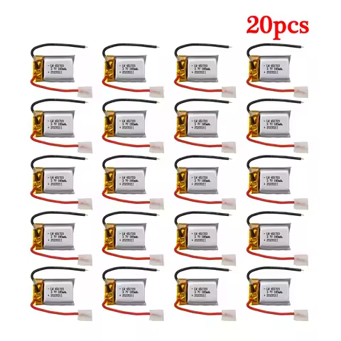 1 to 20pcs 3.7V 180mAh Lipo Battery for Syma S105 S107 S107G S108 Skytech M3 m3 S977 Helicopter Spar
