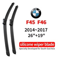 For BMW F45 F46 216i 218i 220i 225i 225xe 216d 218d 220d (2014~2017) 26+19in Front Wiper Blades