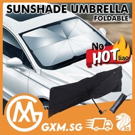 Universal Foldable Car Sunshade Umbrella UV 99% Protection Heat Resist Easy Storage Front Windscreen Cover Temperature Reduce Sun Blockage