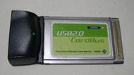 SUNIX  1080N 3埠 USB2.0 CardBus PCMICA 擴充卡