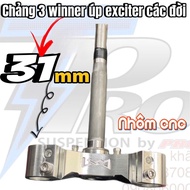 LCM aluminum triple fork for EXCITER port 3 Ø 31 mm using WINNER 150 A3T FRONT FORK 886600