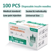 100pcs Low Pain Universal Insulin Pen Needles NovoPen HumaPen Ultra-Thin Fine Gauge Insulin Needles 