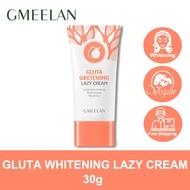 GMEELAN Gluta Whitening Lazy Cream Facial Whitening Lotion Cream Brighten Skin Tone 30g