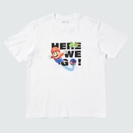 Uniqlo x The Super Mario Galaxy Movie Tshirt | Mario Movie UT Short Sleeve - White