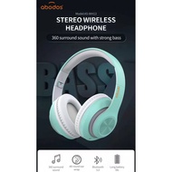 ABODOS AS-WH13 WIRELESS HEADPHONE - BLUETOOTH/PLUGIN HEADPHONE