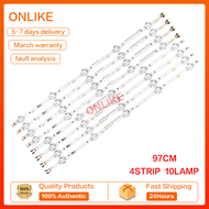 หลอด Backlight TV SAMSUNG 10 LED 4 แถว รุ่น UA49J5200AR UA49J5200 UA49J5200ARXTW 49n5000ak 49J5200 4
