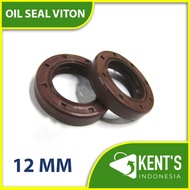 oil seal tc 12 x (18-35) x (4-7) viton merk: cho - 12x25x6