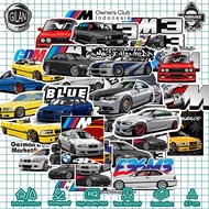 KARIMAKE Sticker Pack BMW E30 E46 E92 M3 GENERATION Car Sticker