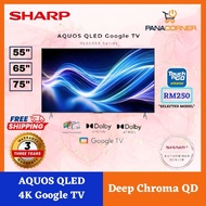 ( FREE SHIPPING & INSTALLATION FOR KL SEL ONLY ) Sharp AQUOS QLED HL6500X SERIES Google TV 55" 65" 7