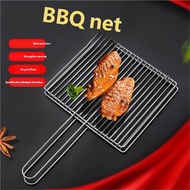 Stainless steel barbeque clamp non-stick barbeque basket barbeque net mat meat vegetable steak picni