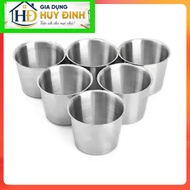 Combo of 10 aluminum refrigerator ice cups size 8cm ~ 12 cm (combo of 10 cups)