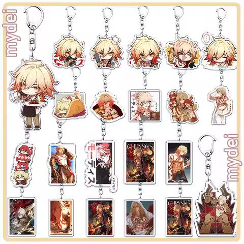 Game Hsr Mydei Keychains for Accessories Bag Fashion Gamer Star Rail Key Chain Ring Jewelry Mydeimos
