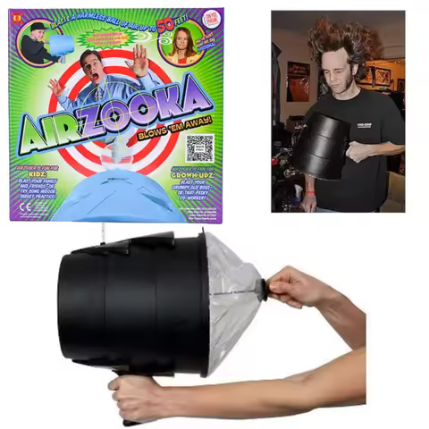 【Send Within 24 Hours】AIRZOOKA Air Cannon Stunt Fun Technology Creative Release Toys