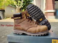 ของพร้อมส่ง รองเท้าเซฟตี้cat หนังแท้ หัวเหล็ก Safety Shoes ใส่ไม่พอดีส่งเปลี่ยนไซส์ได้ รองเท้าหัวเหล