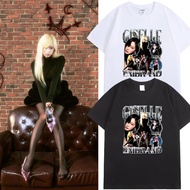 Aespa Giselle Casual Trendy T-shirt for Men and Women