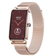 นาฬิกาสุขภาพ Smart Watch Women Girl Fashion Smartwatch HR Bood Sports Healthy Fitness Wristband Customizable Dial Bracelet