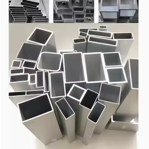 Rectangular 6063 Aluminum Alloy Square Tube Pipe Aluminium Tubes