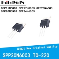 5Pcs SPP11N60C3 SPP17N80C3 SPP20N60C3  SPP20N65C3 SPP24N60C3 TO-220 Field Effect Transistor