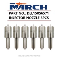 6pcs Injector Nozzle Tips DLL150S6571 for Holland Fordson Power / Super Major 2000 US BUILT