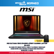 MSI Katana 15HX B14WGK-676MY Gaming Laptop - 15.6 QHD IPS 165HZ/I7-14700HX/16GB/512GB/RTX5070/W11/2Y