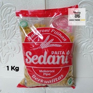 Makaroni Sedani Pipa 1 kg - Pasta Makroni Macaroni Pipa Usus Rebus Mentah 1kg