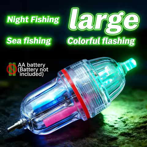 1pc 38g/62gHigh-Quality LED Fish-Attracting Light Underwater High-Pressure Flashing Light – Speciali