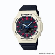 Casio G-Shock Mini นาฬิกาข้อมือผู้หญิง สายเรซิ่น รุ่น GMA-S2100WT SERIES GMA-S2100WT-1A GMA-S2100WT-