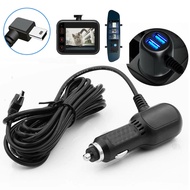 3-Types Charging Cable Dash Cam Car Charger Mini USB Cable Micro USB Power   Cord Supply 12-24V Car 