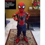 Kids Boy Cosplay Movie Spiderman 2 Jumpsuit