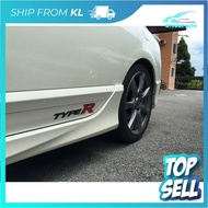 Honda TYPE R Design Car Side Door Sticker Civic FD Vtec ivtec RS 2.0 1.8 sport Racing Civic FD Door 