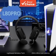 Attack Shark L80PRO 3‑in‑1 Gaming Headset Lightseed Wireless Tech 2.4G BT5.3 3.5mm Wired 20ms Ultra‑