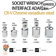 UMISTYDREAM9IQ0 1Pcs Ratchet Wrench Sleeve, 1/4 3/8 1/2 Inch Head Adapter Socket Adapter,  Wrench Ad