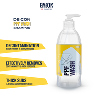 GYEON Q2M PPF Wash 500ml - High Quality Automotive Car Care Paint Protection Film (PPF) Decontaminat