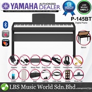 Yamaha P-145BT 88 Key Digital Piano Full Complete Package - Black (P145BT)