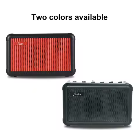 Rowin Portable Electric Guitar Amp 15W Wireless BT Speaker with Tuning Function 8 Sound Effects Rech