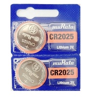 [SG] muRata CR2025 Lithium Cell Button Battery (2 Pieces)