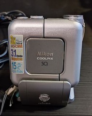絕版 Nikon COOLPIX SQ可旋轉鏡頭/附原廠底座/限面交