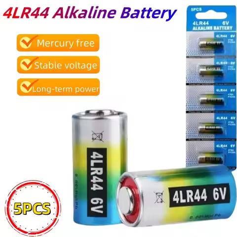 6V 5PCS 4LR44 Alkaline Battery PX28A L1325 A544V 4034PX 544 For Beauty Pen Dog Collars Remote Contro