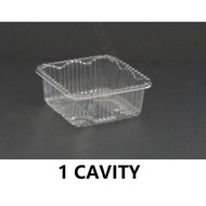 (10pcs) 1 CAVITY Plastic Tray / SINGLE CAVITY MOONCAKE TRAY 150g Mooncake Tray 150g月饼独立包装